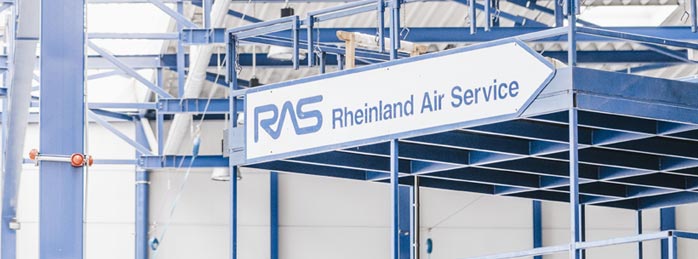 RAS Mönchengladbach Hangar, Scaffolding